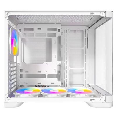 מארז לבן Antec C5 Curve ARGB Mid-Tower ATX 4x ARGB FANS Type-C