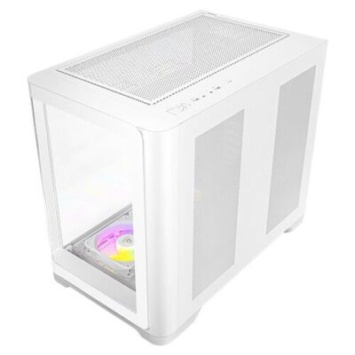 מארז לבן Antec C5 Curve ARGB Mid-Tower ATX 4x ARGB FANS Type-C