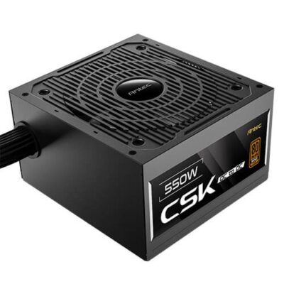 ספק כוח Antec CSK 550DC 550W ATX Non-Modular PSU 80 plus Bronze