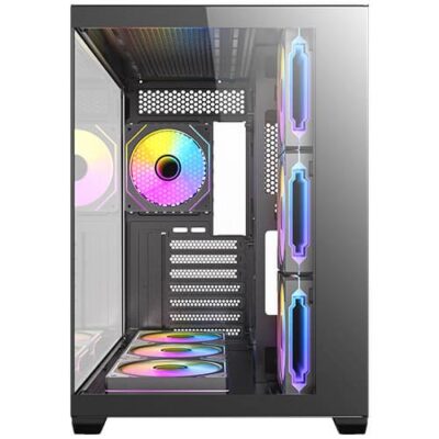 מארז Antec CX Mirror Black Mini-Tower Gaming Case 7X120mm ARGB