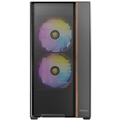 מארז Antec Flux Rear Mid Tower 3X140mm ARGB 2X120MM Fan TypeC 3.2