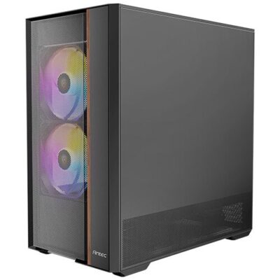 מארז Antec Flux Rear Mid Tower 3X140mm ARGB 2X120MM Fan TypeC 3.2