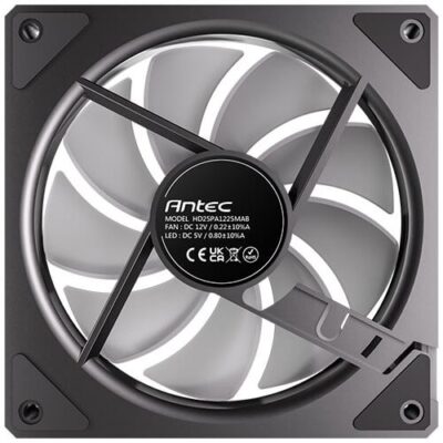 מאווררים למארז ANTEC Vision 120 ARGB PWM FANS BLACK 3PK – תמונה נוספת 5