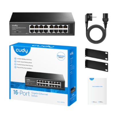 מתג לא מנוהל CUDY GS1016 16 Port Gigabut Ethernet Switch