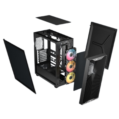 מארז Corsair 3200D RS ARGB Mid Tower ATX Black