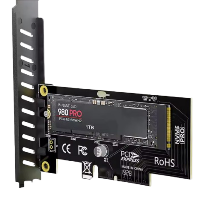 כרטיס הרחבה PCIe x4 to M.2 Adapter Support 2280 M.2