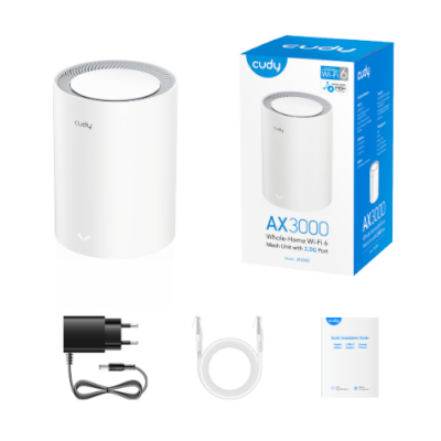 מגדיל טווח Cudy M3000 V2 Dual Band Wi-Fi 6 Mesh System AX3000 1Pa