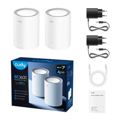 נתב/מגדיל טווח Cudy BE3600 Gigabit Mesh Wi-Fi 7 System 2Pack