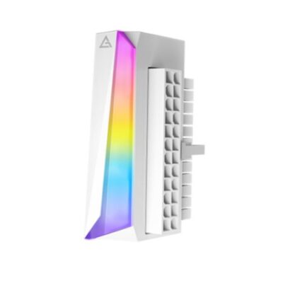 מתאם 90 מעלות ל24-פין ARGB White Adapter °Antec 24-pin 90