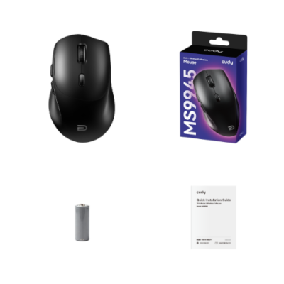 עכבר אלחוטי CUDY MS9945 2.4 and BT Black