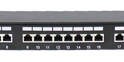 פנל 24 מחברים RJ-45 CAT 6