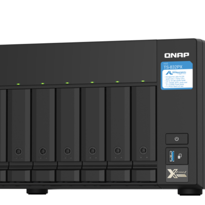 QNAP NAS TS-832PX 8BAY/ARM Cortex A57 4-core 1.7GHz/2x10GbE/SFP – תמונה ראשית
