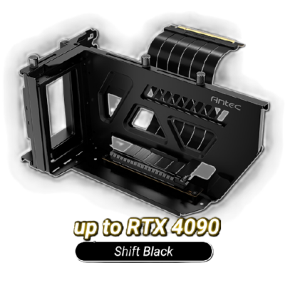 תופסן אנכי Antec Shift Vertical GPU Bracket incl PCIE4.0 riser