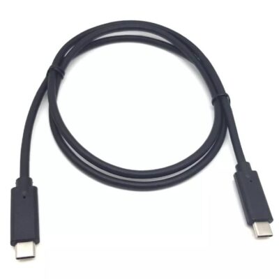 כבל טעינה ונתונים Type-C To Type-C USB 3.1 10G 1M Black