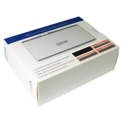 תחנת עגינה אוניברסלית ST-LAB U-2450 USB 10G DUAL Display DVI HDMI