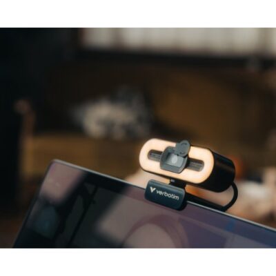 מצלמה Verbatim AWC-02 FHD 1080P Autofocus with Mic and Light