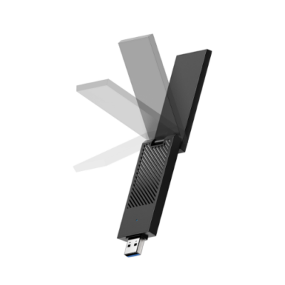 כרטיס רשת Cudy AX5400 High-Gain USB 3.0 Wi-Fi 6E Adapterr
