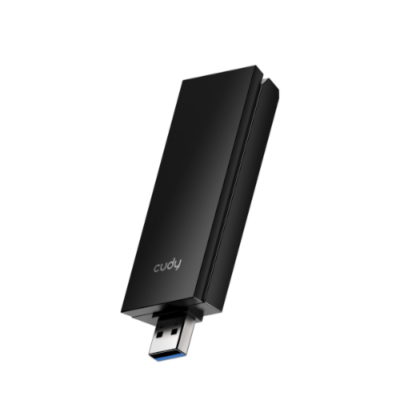 כרטיס רשת Cudy AX5400 High-Gain USB 3.0 Wi-Fi 6E Adapterr