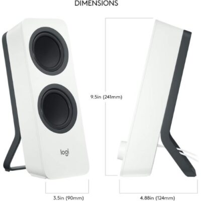 רמקולים Logitech Z207 2.0 Stereo With Bluetooth Peak 10W White