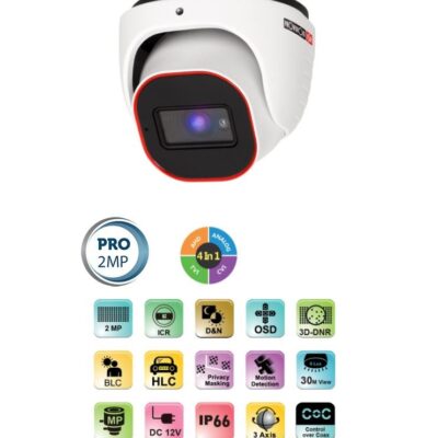מצלמת כיפה ProVision AHD DI-320A-28 2MP 2.8 20M 4in1
