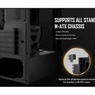 תופסן אנכי Antec Shift Vertical GPU Bracket incl PCIE4.0 riser