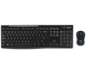 סט מקלדת ועכבר אל חוטי Logitech Wireless Desktop MK270