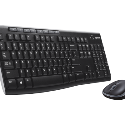 סט מקלדת ועכבר אל חוטי Logitech Wireless Desktop MK270