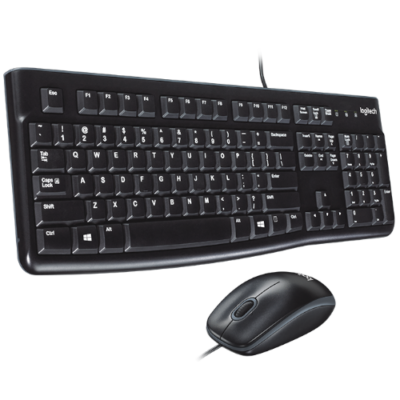 סט מקלדת ועכבר חוטי Logitech MK120