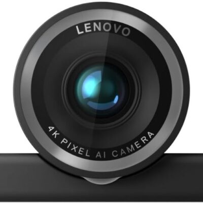 מצלמת אינטרנט Lenovo UHD Webcam 4K 8MP MIC USB