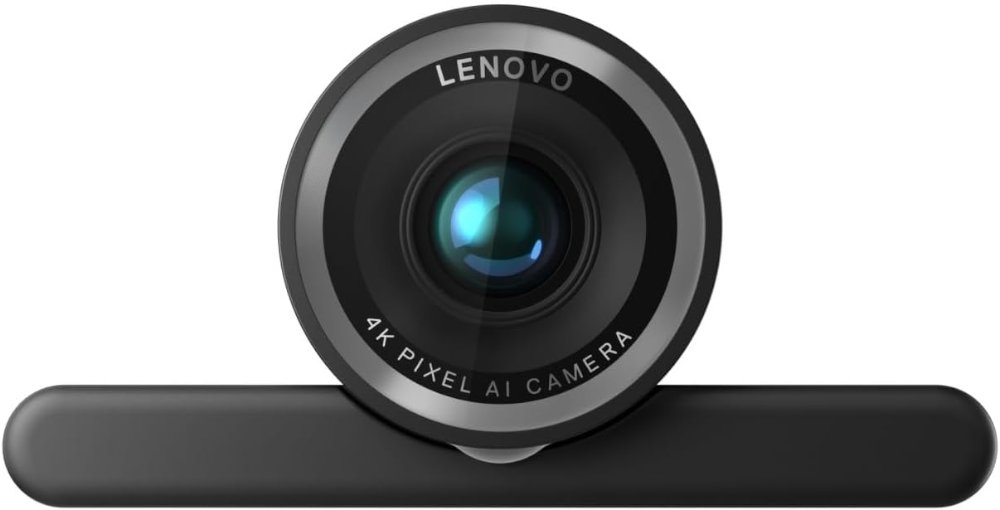 מצלמת אינטרנט Lenovo UHD Webcam 4K 8MP MIC USB