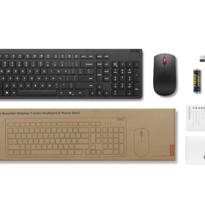 סט אלחוטי Copilot Black + LENOVO Essential Wireless combo gen2