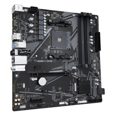 לוח אם Gigabyte B550M K WF6E AM4 Micro-AtX DDR4