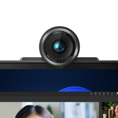 מצלמת אינטרנט Lenovo UHD Webcam 4K 8MP MIC USB