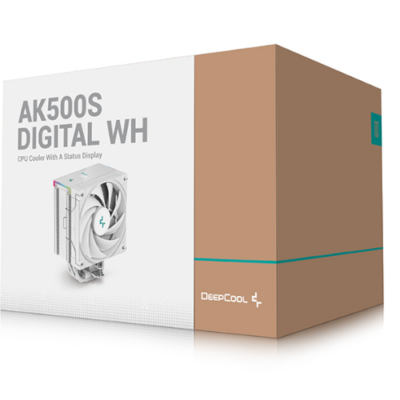 מאורר למעבד DEEP COOL AK500 DIGITAL SE WHITE ARGB 240W TDP
