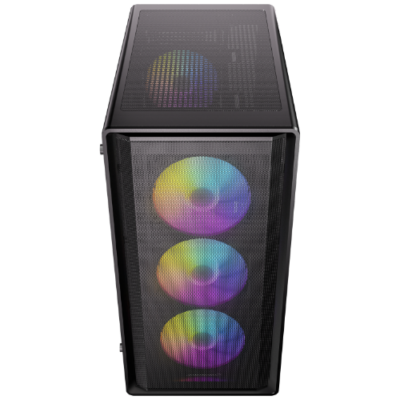 מארז Antec VX510 ARGB Mid-Tower Gaming Case ATX 4X120nn ARGB Fans