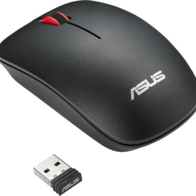 עכבר אלחוטי ארגונומי ASUS WT300 2.4GHZ Black-Red