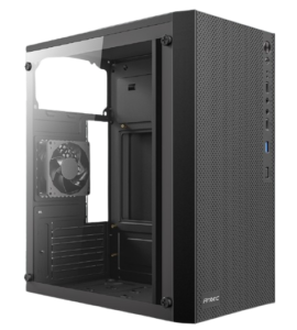 מארז Antec ST10M TG Mini Tower Micro-Atx Black Glass Side Panel