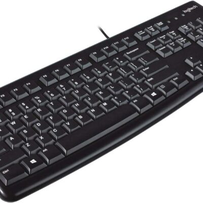 מקלדת לוגיטק חוטית עברית אנגלית LOGITECH K120