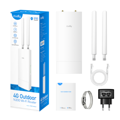 נתב Cudy LT400 Outdoor 4G LTE Wi-Fi Router Up to 70m Coverage
