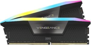 Corsair Vengeance RGB שחור 32GB 2x16 DDR5 6000MHz CL30