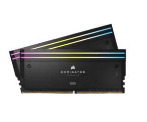 Corsair Dominator RGB שחור 32GB 2x16 DDR5 6000MHz CL30