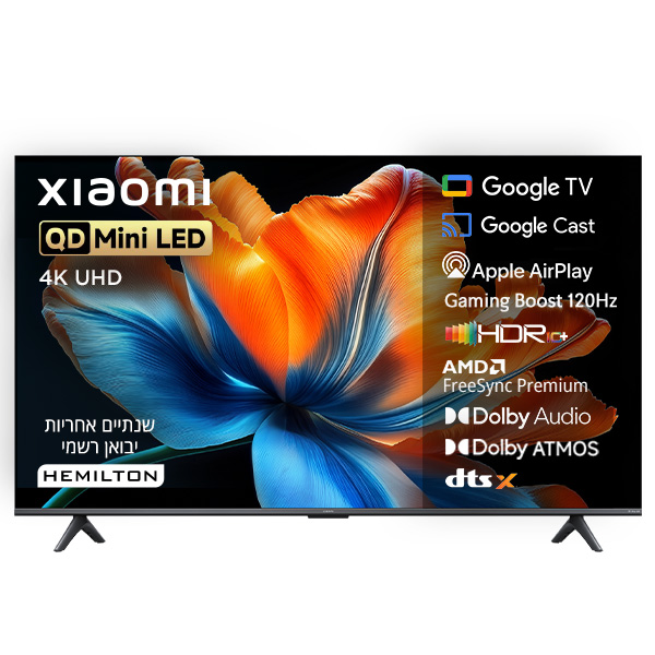 טלוויזיה חכמה Xiaomi TV S Mini ‏98 אינץ׳ 1200nits (2026) – תמונה 1
