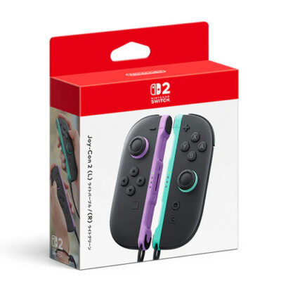 זוג בקרי Joy-Con 2 ל-Nintendo Switch 2 – סגול בהיר וירוק בהיר – תמונה 1