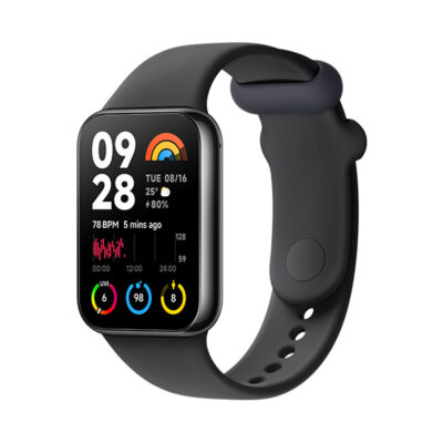 צמיד כושר חכם Xiaomi Smart Band 8 Pro בצבע שחור