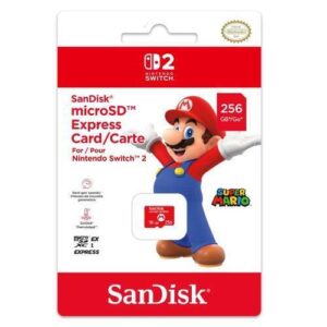כרטיס זיכרון SanDisk microSD Express 256GB ל-Nintendo Switch 2
