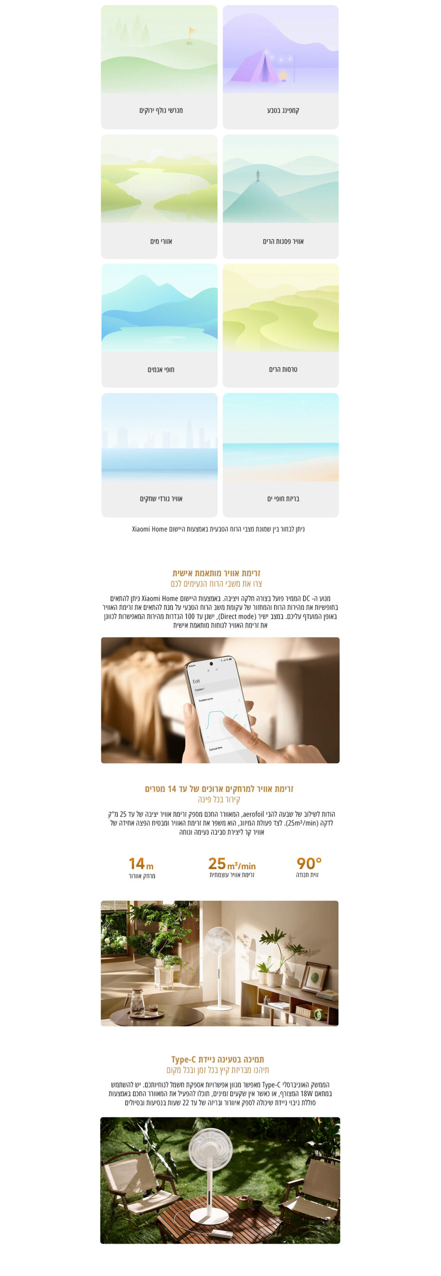 מאוורר חכם Mijia Smart Standing Fan Pro Slim – תמונת תוכן 2