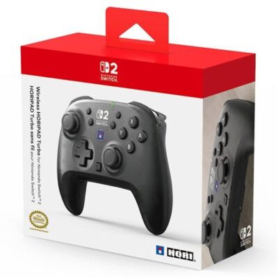 שלט אלחוטי HORI Wireless HORIPAD Turbo שחור ל-Nintendo Switch 2 – תמונה 1