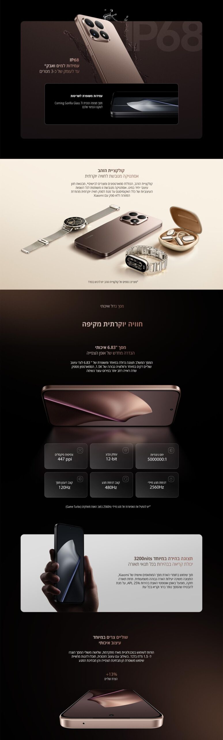 סמארטפון Xiaomi 15T 5G 12GB+512GB שחור – תמונת תוכן 5