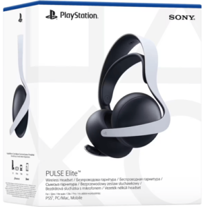 אוזניות אלחוטיות PlayStation PULSE Elite ל-PS5 בצבע לבן