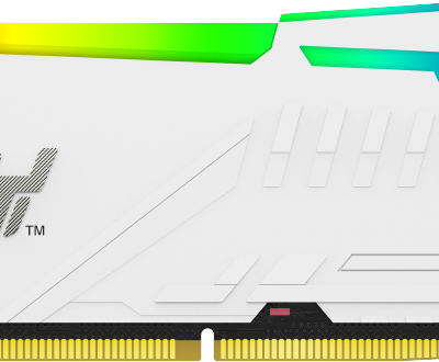 זיכרון Kingston FURY Beast RGB לבן 32GB ‏DDR5 6000MHz CL36 – תמונה 2